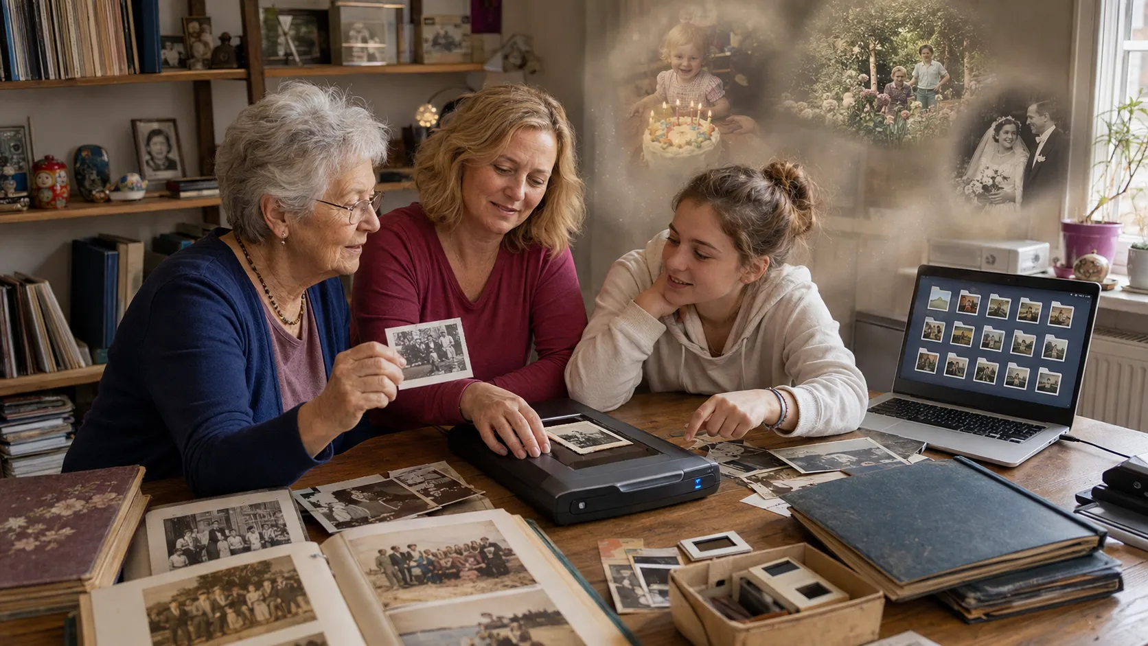 Fotos und Erinnerungen digital bewahren